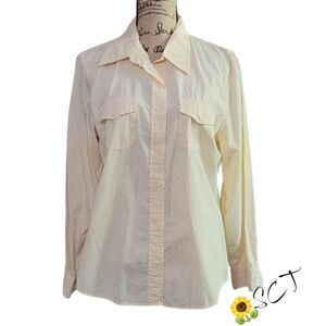 GAP - Large Pale Yellow Button Down